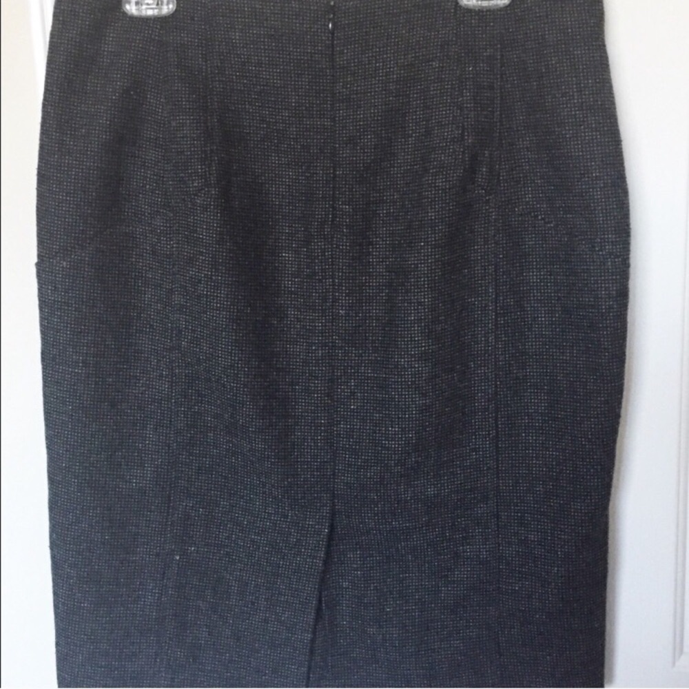 Dalia Collection Tweed Pencil Skirt Black 10 - Picture 2 of 6
